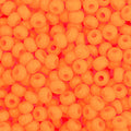 Czech Seed Bead 11/0 Opaque Light Orange Strung Hank