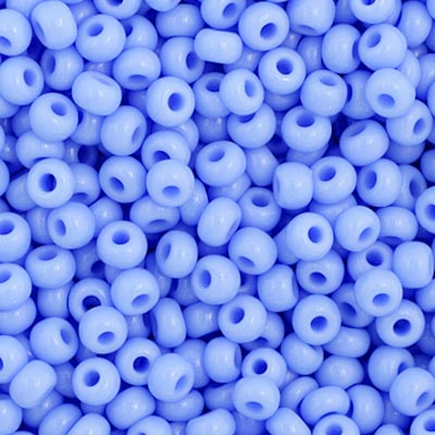 Czech Seed Bead 11/0 Vial Opaque Pale Blue
