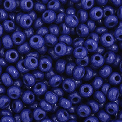 Czech Seed Bead 11/0 Vial Opaque Dark Royal Blue