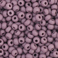 Czech Seed Bead 11/0 Opaque Mauve Strung Hank