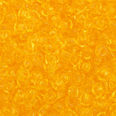 Czech Seed Bead 11/0 Vial Transparent Yellow