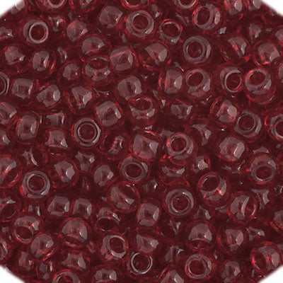 Czech Seed Bead 11/0 Vial Transparent Red