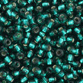 Czech Seed Bead 11/0 Vial Light Green Silver Lined