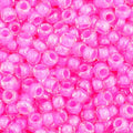 Czech Seed Bead 11/0 Vial Rose Color Lined