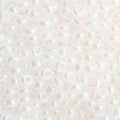 Czech Seed Bead 11/0 Opaque Dyed White Pearl Strung 500g Strung