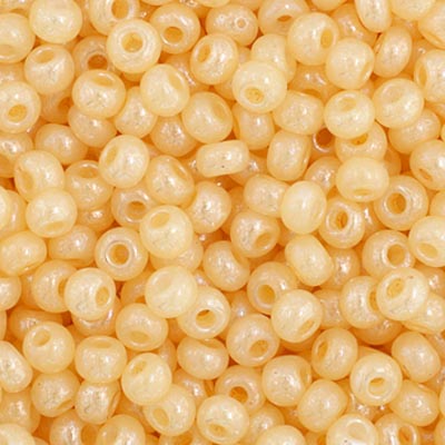 Czech Seed Bead 11/0 Vial Opaque Ivory Pearl