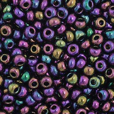 Czech Seed Bead 11/0 Vial Opaque Purple AB