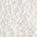 Czech Seed Bead 11/0 Vial Opaque White Luster