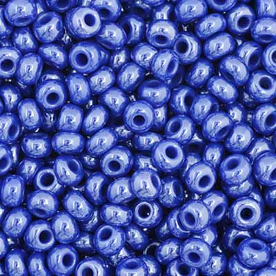 Czech Seed Bead 11/0 Opaque Royal Blue Luster 250g Bag
