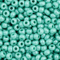 Czech Seed Bead 11/0 Vial Opaque Turquoise Luster
