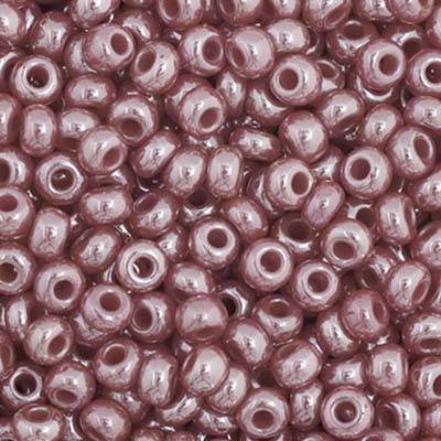 Czech Seed Bead 11/0 Vial Opaque Red Luster