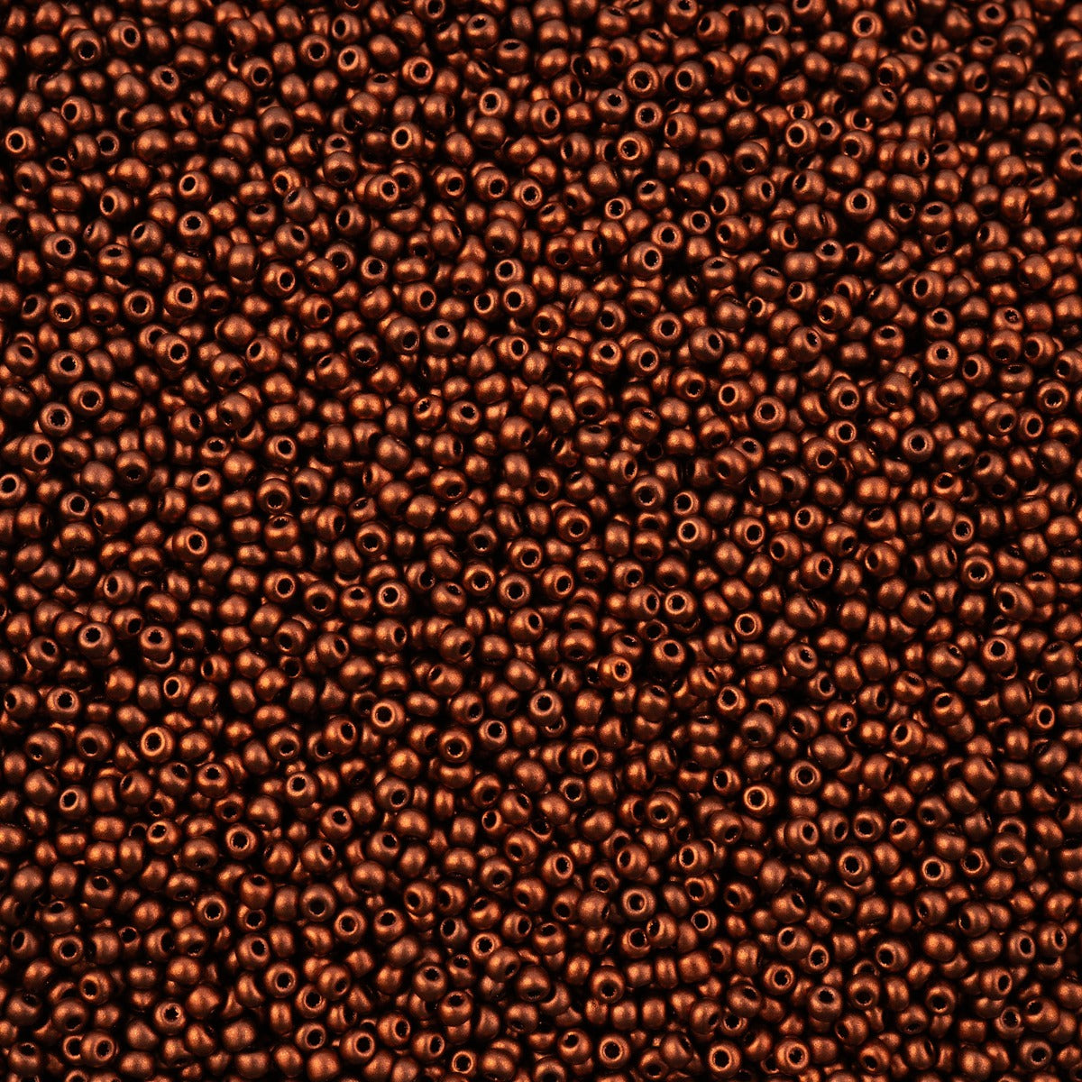 Czech Seed Bead 11/0 Metallic Copper 250g Bag