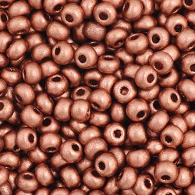 Czech Seed Bead 11/0 Vial Metalic Light Copper