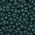 Czech Seed Bead 11/0 Vial Opaque Dark Green