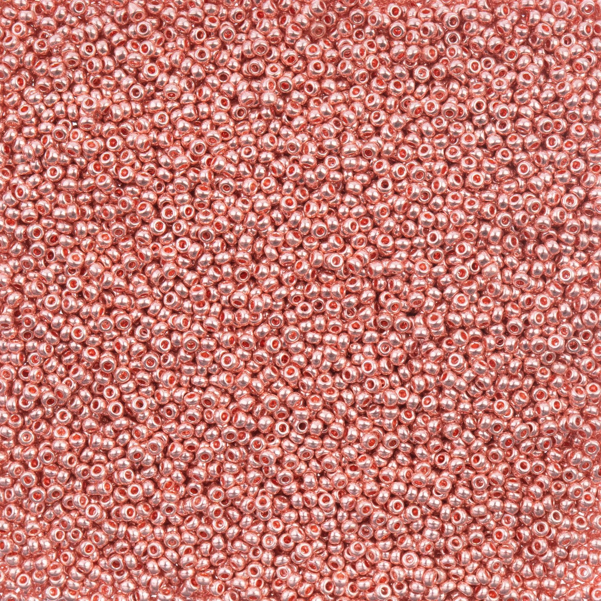 Czech Seed Bead 11/0 Vial Metallic Pink Solgel