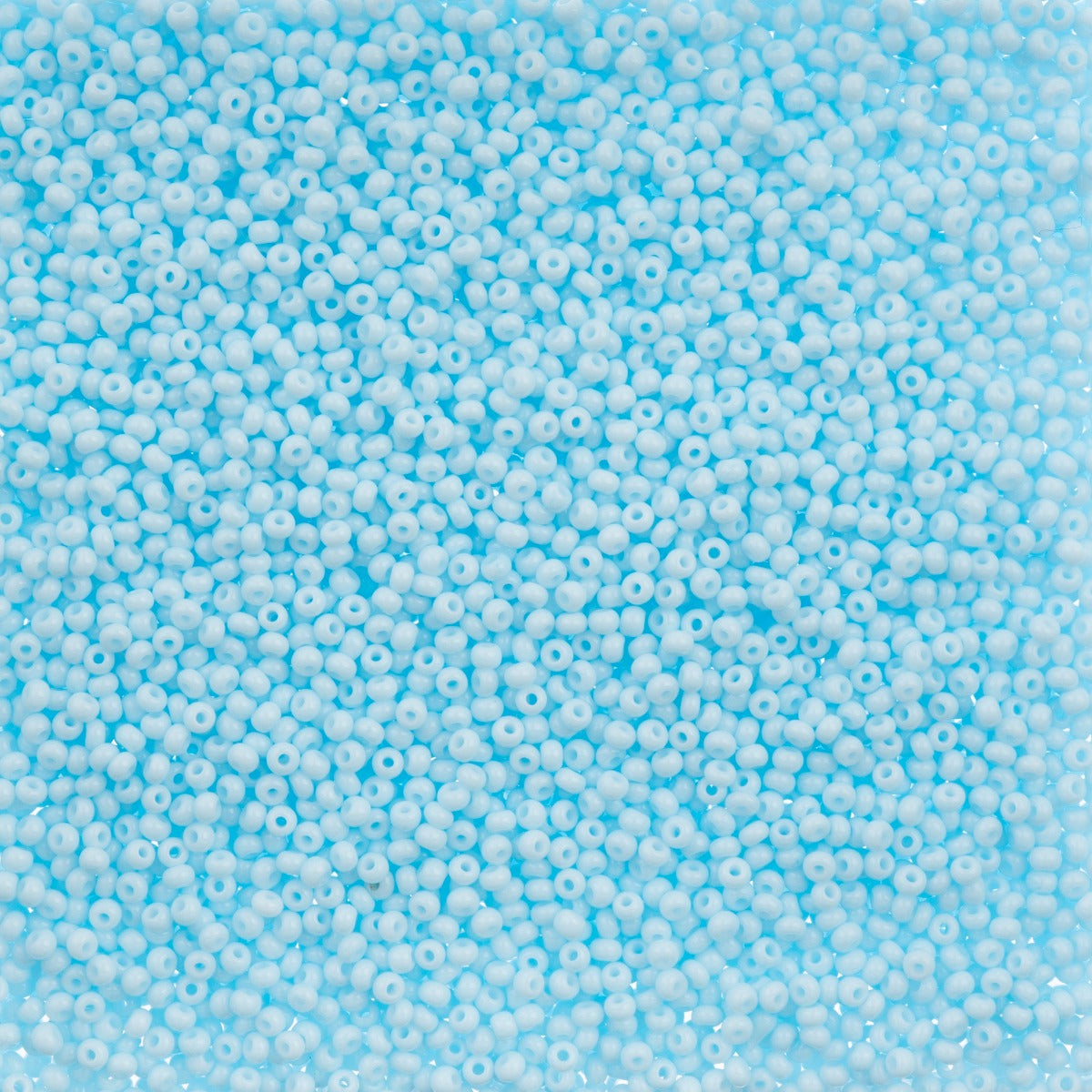 Czech Seed Bead 11/0 Vial Light Blue Solgel