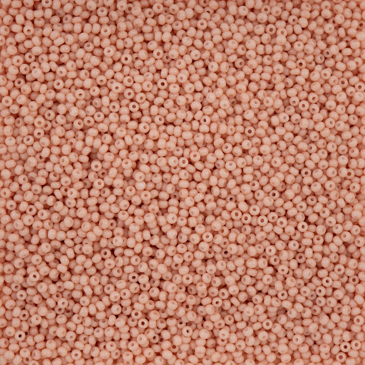 Czech Seed Bead 11/0 Vial Light Orange Chalk Dyed Solgel