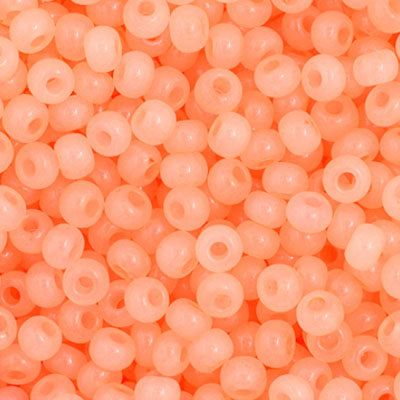 Czech Seed Bead 11/0 Vial Pearl Peach AB Solgel