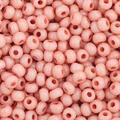 Czech Seed Bead 11/0 Vial Pink Dyed Solgel
