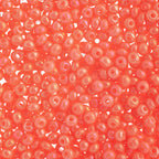 Czech Seed Bead 11/0 Chalk Pink Solgel Rainbow