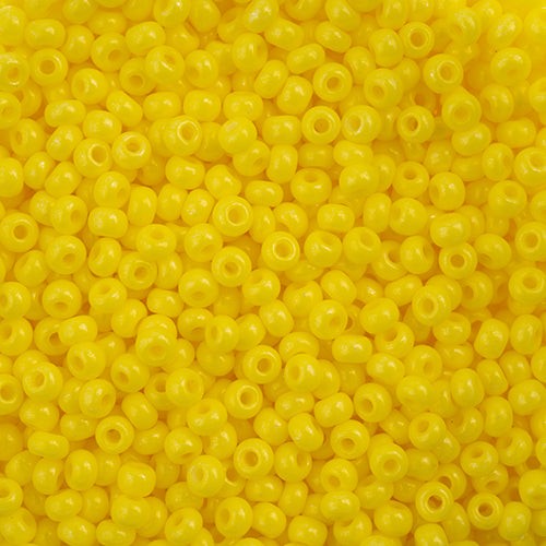 Czech Seed Bead 11/0 Vial Terra Intensive Yellow