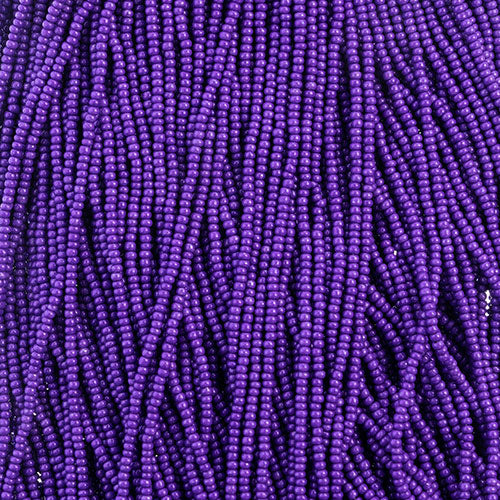Czech Seed Bead 11/0 Terra Intensive Purple Strung