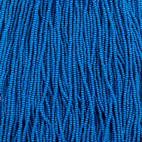 Czech Seed Bead 11/0 Terra Intensive Blue Strung