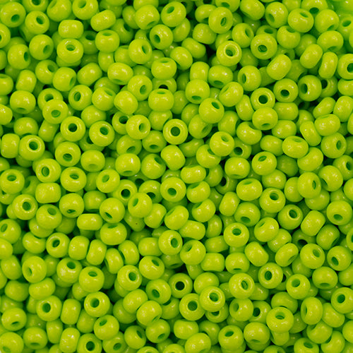 Czech Seed Bead 11/0 Vial Terra Intensive Light Green