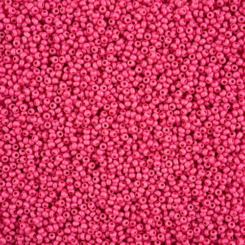 Czech Seed Bead 11/0 Vial Terra Intensive Matte Rose