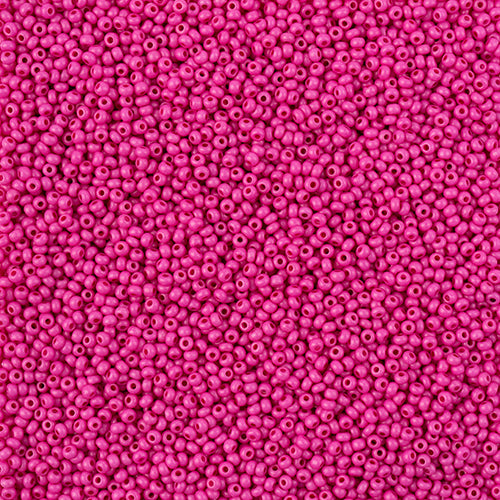Czech Seed Bead 11/0 Vial Terra Intensive Matte Pink