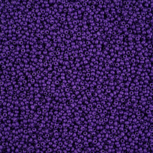 Czech Seed Beads 11/0 Terra Intensive Matte Purple 250g Bag