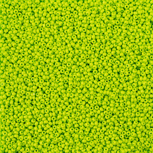 Czech Seed Beads 11/0 Terra Intensive Matte Light Green 250g Bag