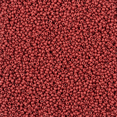 Czech Seed Beads 11/0 Terra Intensive Matte Brown 250g Bag