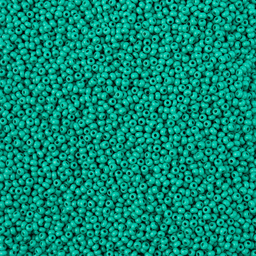 Czech Seed Bead 11/0 Vial Terra Intensive Matte Dark Green