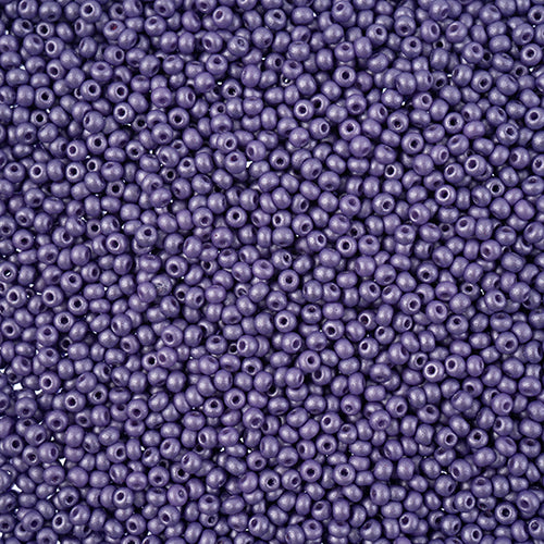 Czech Seed Bead 11/0 Vial PermaLux Dyed Chalk Lavender