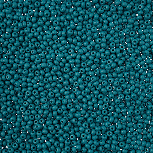 Czech Seed Bead 11/0 Vial PermaLux Dyed Chalk Teal