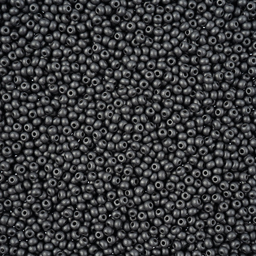 Czech Seed Beads 11/0 PermaLux Dyed Chalk Grey 250g Bag