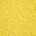 Czech Seed Bead 11/0 Vial PermaLux Dyed Chalk Light Yellow Matte