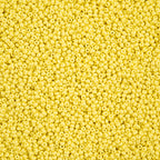 Czech Seed Beads 11/0 PermaLux Dyed Chalk Light Yellow Matte 250g Bag