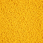 Czech Seed Beads 11/0 PermaLux Dyed Chalk Dark Yellow Matte 250g Bag