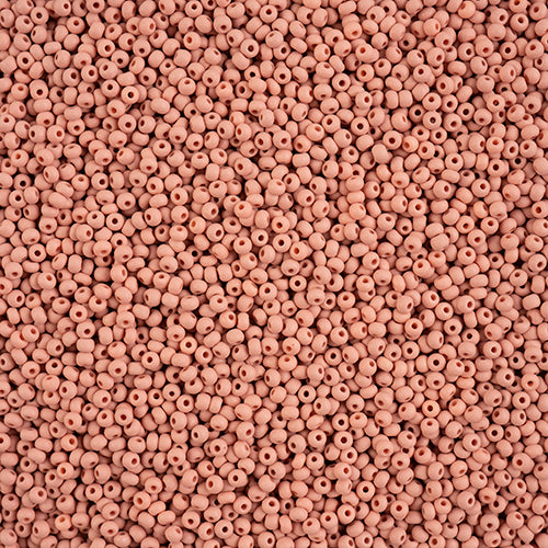 Czech Seed Beads 11/0 PermaLux Dyed Chalk Light Brown Matte 250g Bag