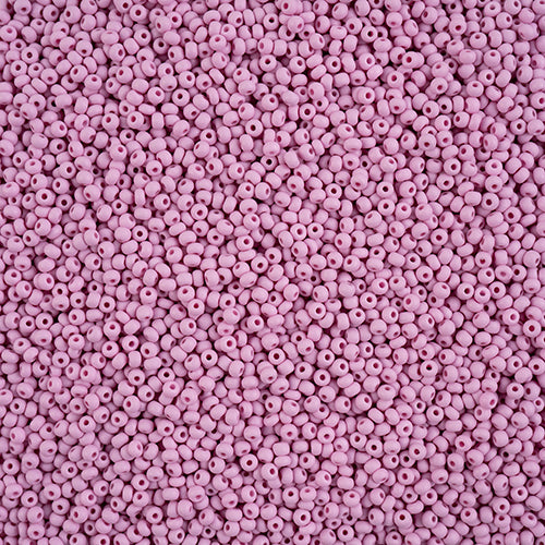 Czech Seed Bead 11/0 Vial PermaLux Dyed Chalk Violet Matte