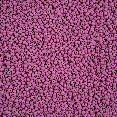 Czech Seed Beads 11/0 PermaLux Dyed Chalk Purple Matte 250g Bag
