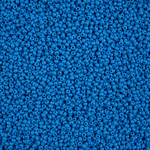 Czech Seed Bead 11/0 Vial PermaLux Dyed Chalk Blue Matte