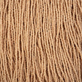 Czech Seed Bead 11/0 Pearl Beige Chalk Luster Terra Strung