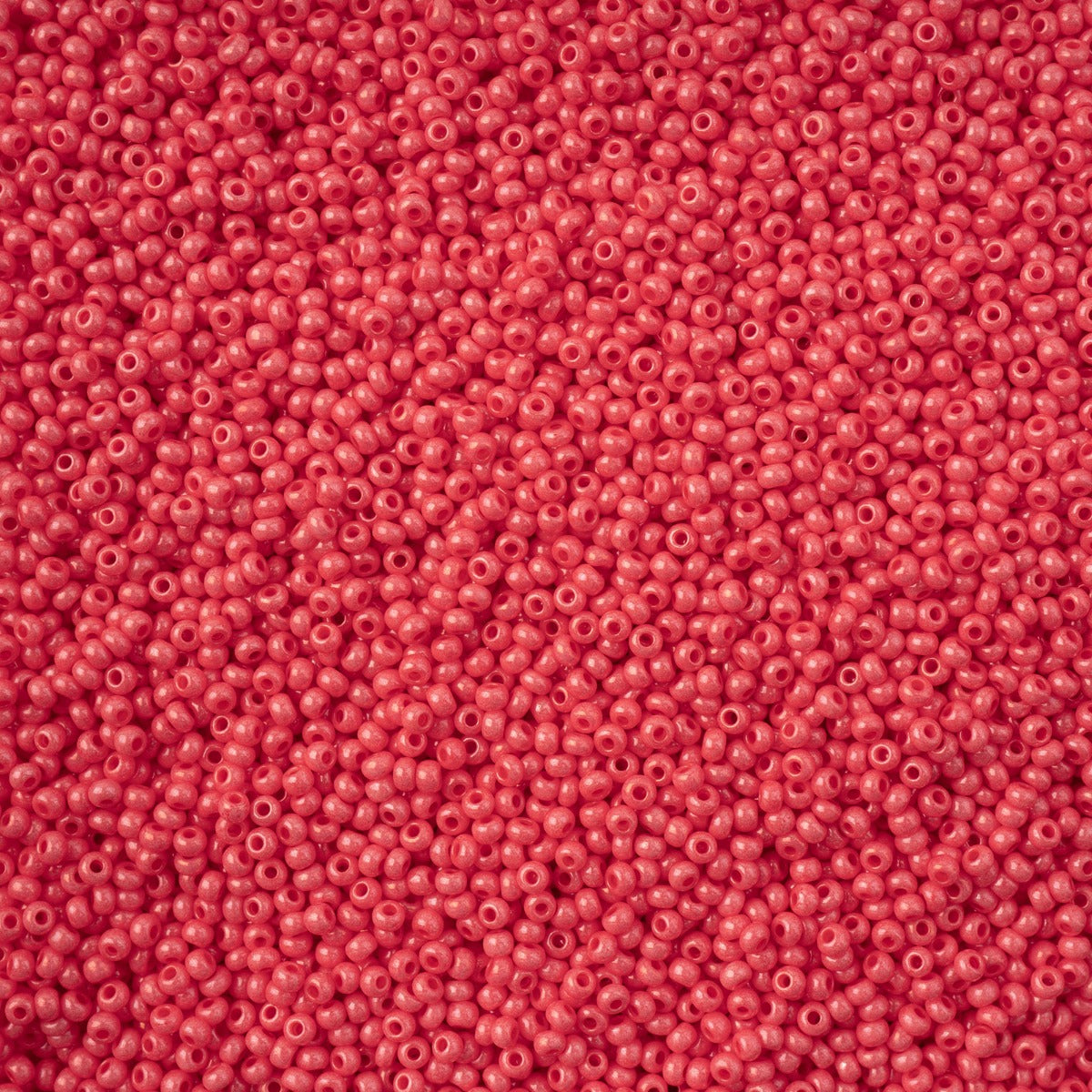 Czech Seed Bead 11/0 Vial Bright Pink Chalk Terra Dyed