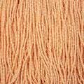 Czech Seed Bead 11/0 Pearl Peach Chalk Luster Terra Strung