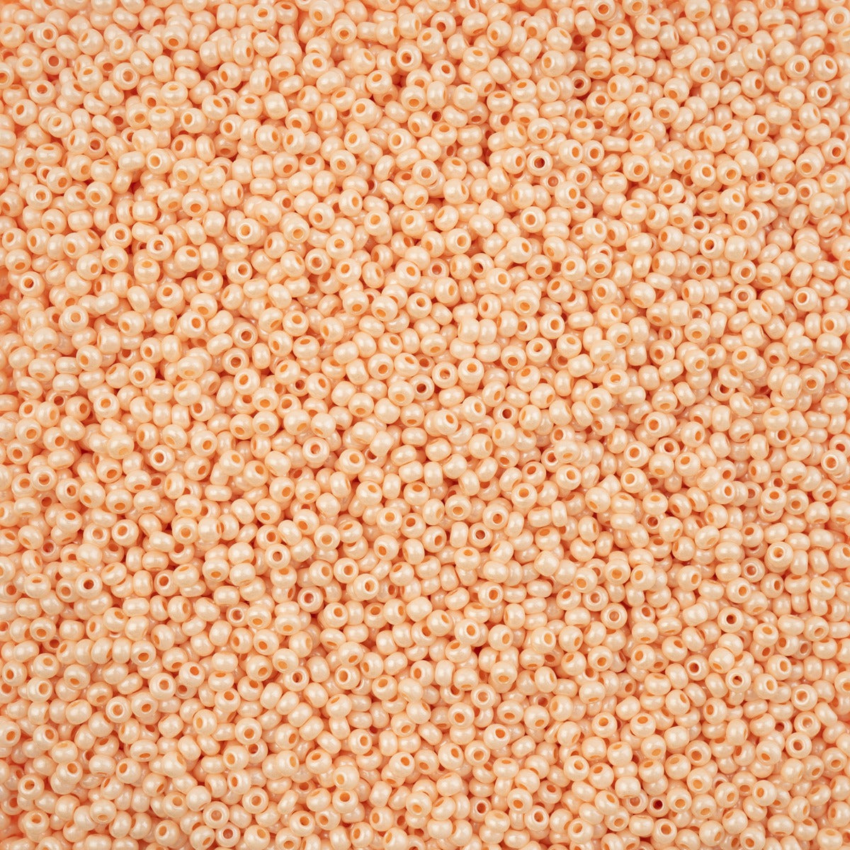 Czech Seed Bead 11/0 Vial Pearl Peach Chalk Luster Terra apx22g