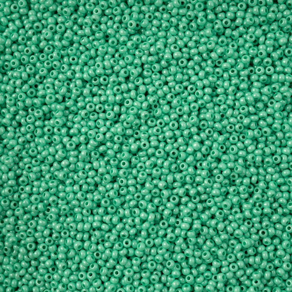 Czech Seed Bead 11/0 Bright Turquoise Chalk Terra Dyed 250g Bag