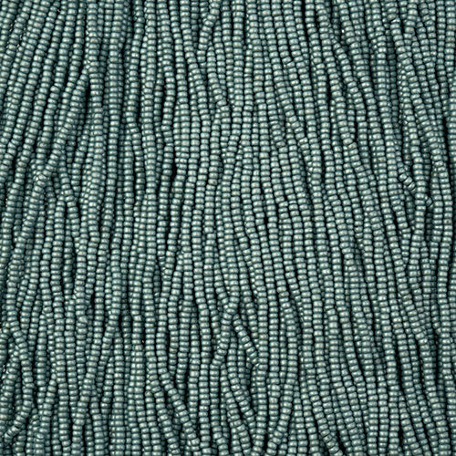 Czech Seed Bead 11/0 Blue Terra Metallic Matt Strung